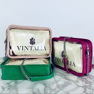 Rosina Italian Leather Crossbody